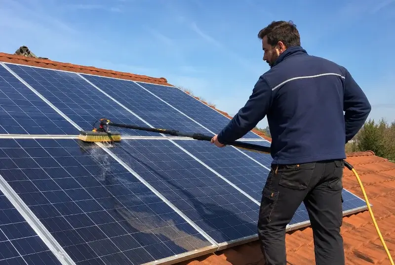 Nettoyage et entretien de panneaux solaires à Fontenille-Saint-Martin-d'Entraigues